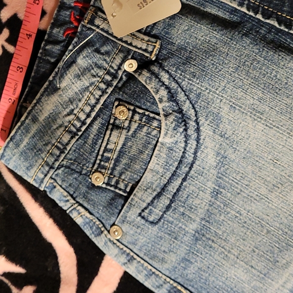 WAS $25  Women's MED  Denim MINI Skirt Condition New - Picture 9 of 14